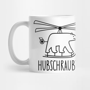 Bear helicopter Mug